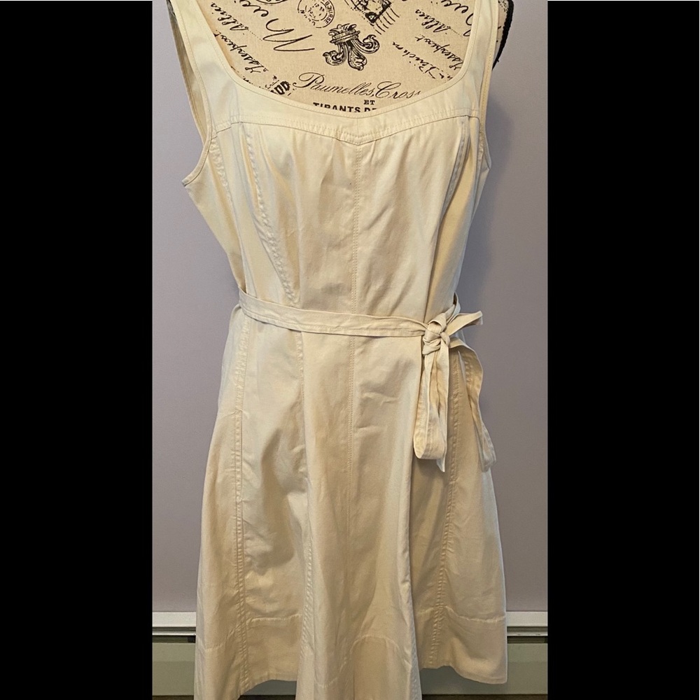 Cream cotton Talbots sundress